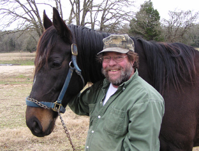 H D Hinson with horse