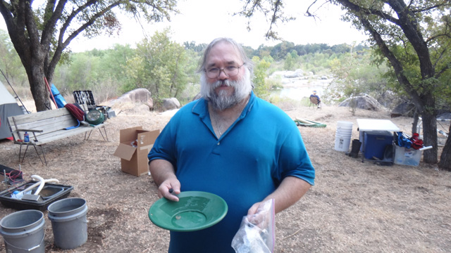 Gold found by Wayne Wilson during the Fall 2015 Halliburton Outing