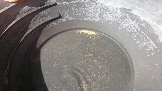Gold found by Larry Malone at the October 2024 Halliburton Outing